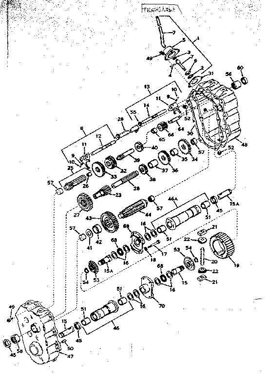Craftsman 9178400 transaxle diagram