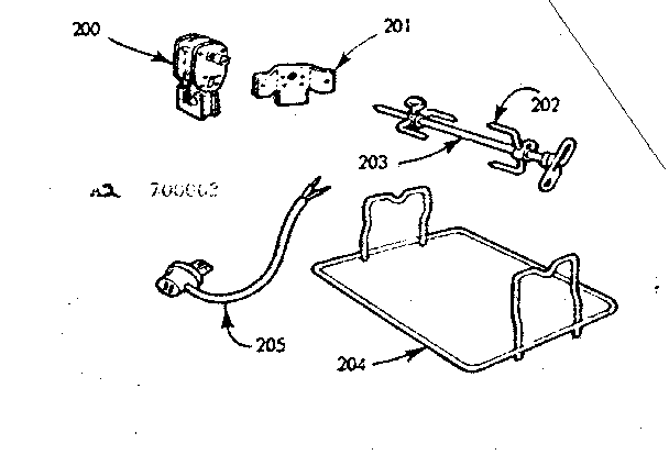 Kenmore 1037003050 optional equipment diagram