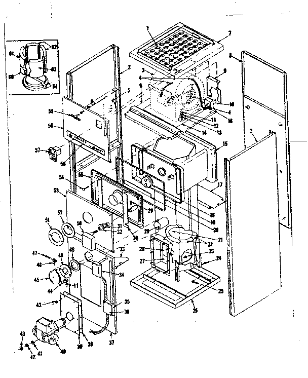 Kenmore 8676431 furnace assembly diagram