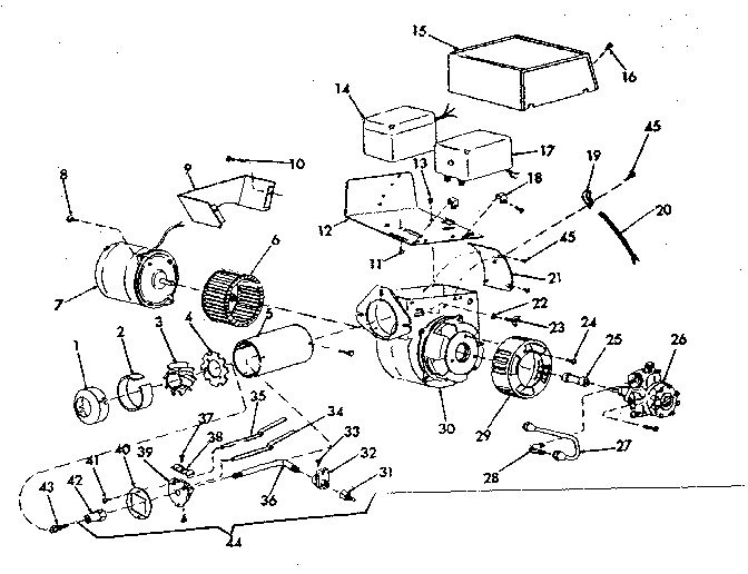 Kenmore 8676431 oil burner assembly diagram