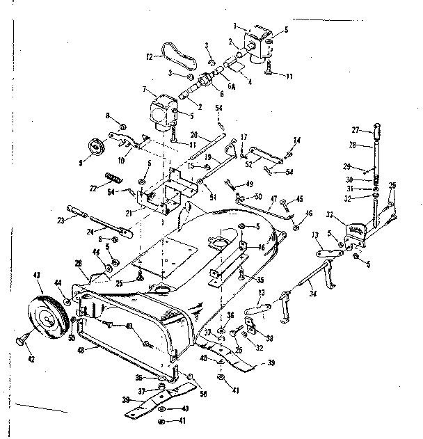 Craftsman 9178362 mower housing diagram