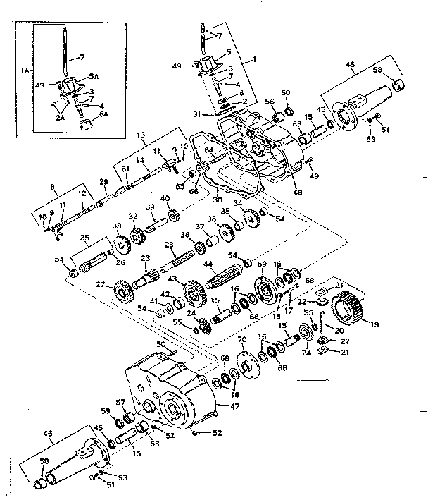 Craftsman 9178362 transaxle diagram
