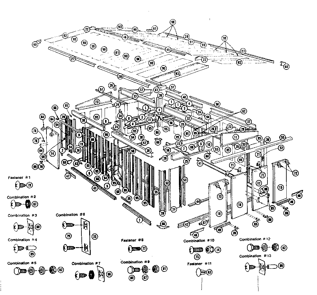 Sears 69660049 replacement parts diagram