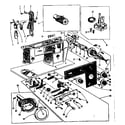 Kenmore 158923 bobbin winder and tension controls diagram