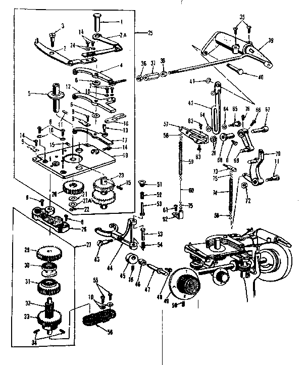 Kenmore 158923 cam assembly diagram