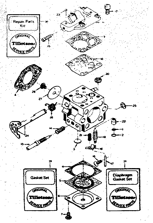 Craftsman 358350832 carburetor diagram