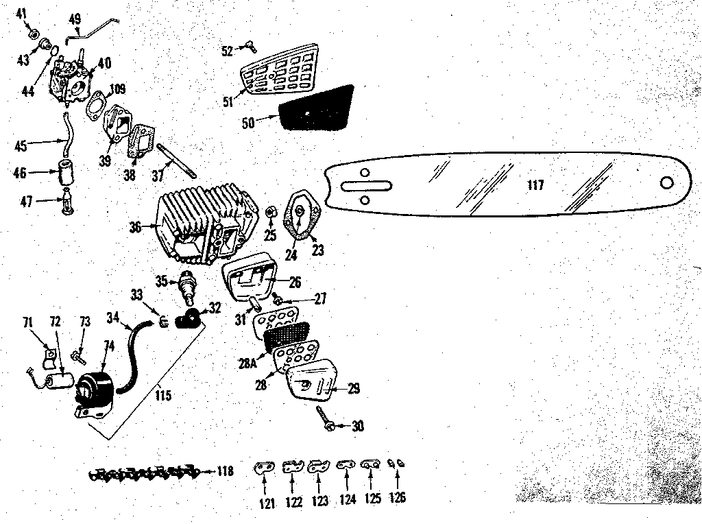 Craftsman 358350830 cylinder assembly diagram