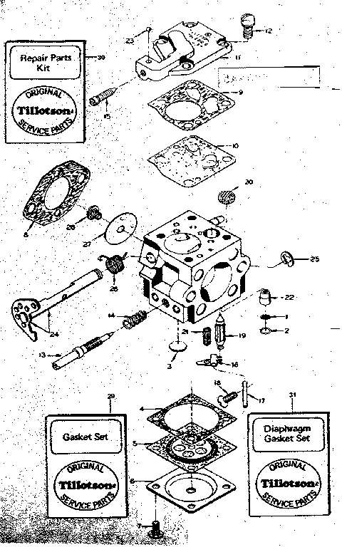 Craftsman 358350830 carburetor diagram