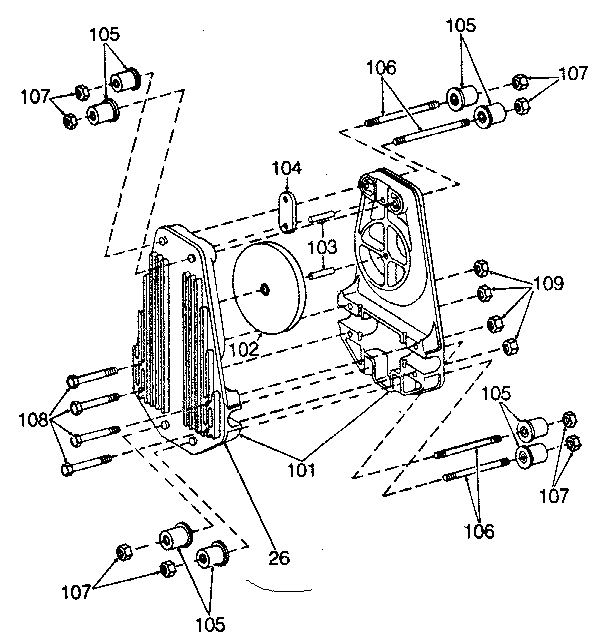 DP 15-8000C carriage assembly diagram