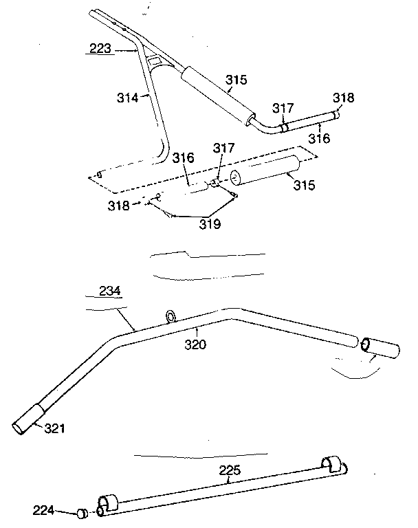 DP 15-8000C handlebar diagram