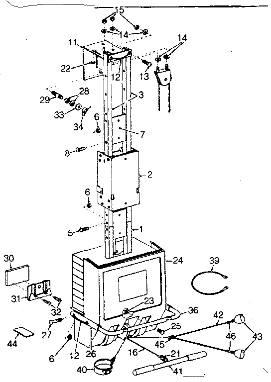 Lifestyler 15603 frame assembly diagram