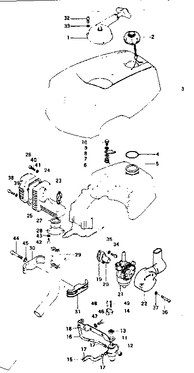 Craftsman 298585130 engine cover & muffler diagram