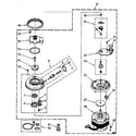 Kenmore 6651696580 pump and motor parts diagram