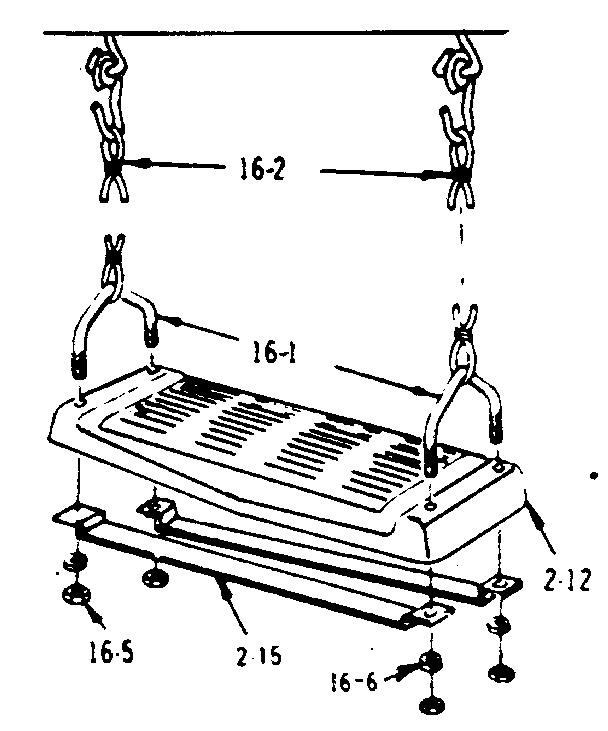 Sears 70172041-1 swing assembly diagram