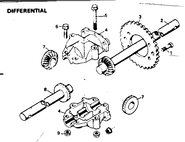 Craftsman 502256032 differential diagram