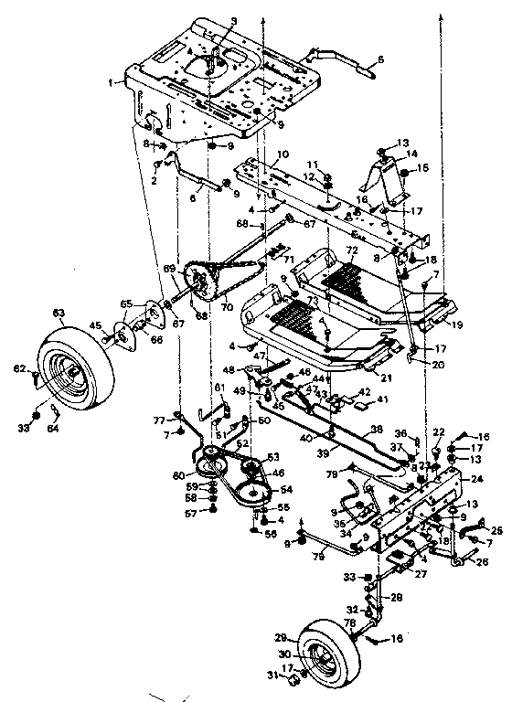 Craftsman 502256032 lower half diagram