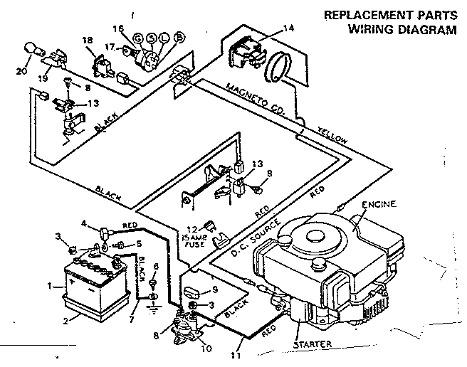 Craftsman 502255661 wiring diagram diagram
