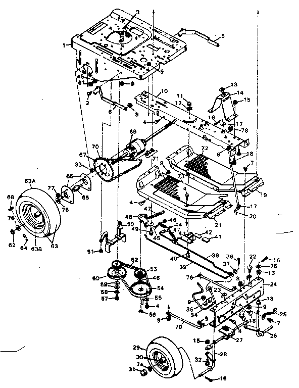 Craftsman 502256095 lower half diagram