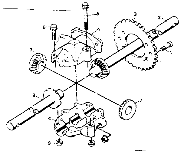 Craftsman 502256033 differential diagram