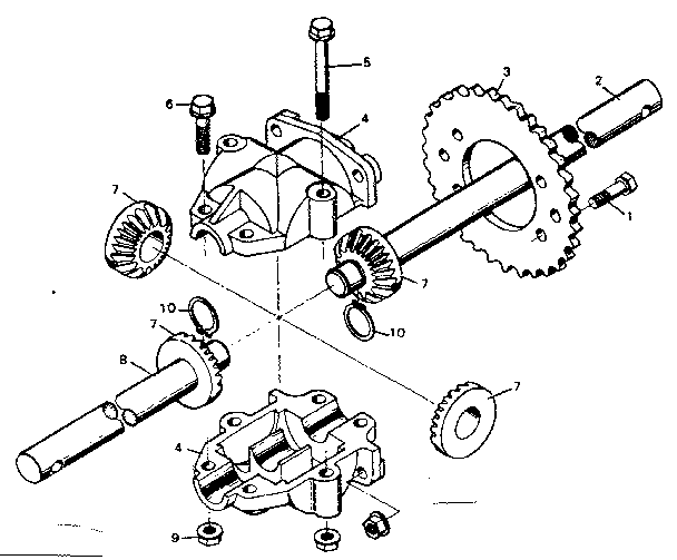 Craftsman 502256094 differential diagram