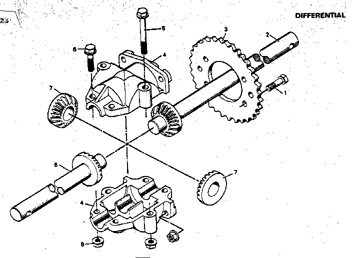 Craftsman 502256133 differential diagram