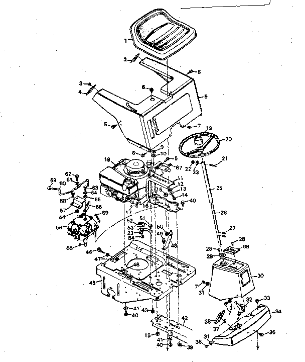 Craftsman 502256030 top half diagram