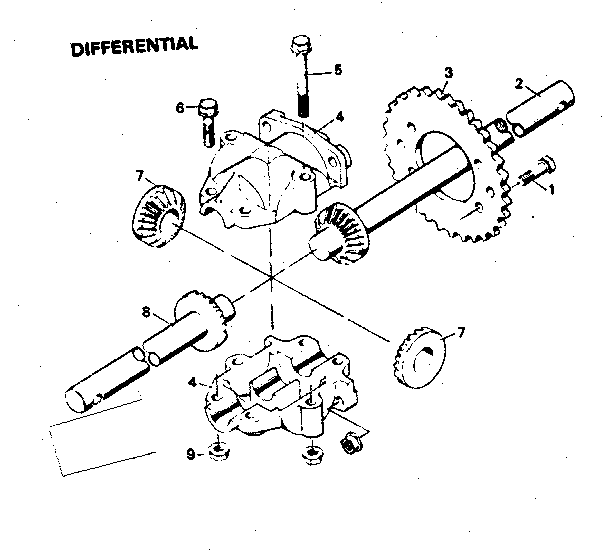 Craftsman 502256030 differential diagram