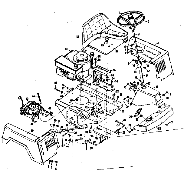 Craftsman 50281370 top half diagram