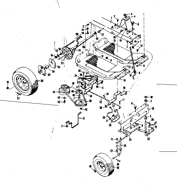 Craftsman 50281370 drive assembly diagram