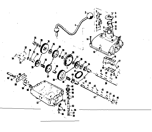 Craftsman 50281370 transmission parts diagram