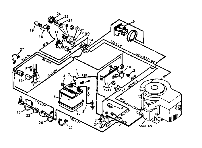 Craftsman 502254150 pictorial wiring diagram diagram