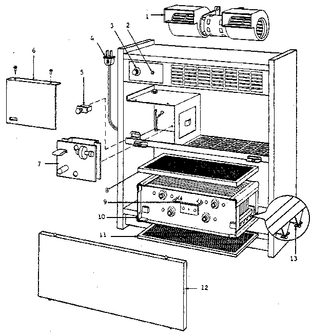 Kenmore 387838801 replacement parts diagram