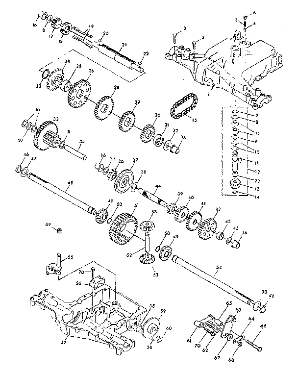 Footedana 4150-41 transaxle diagram