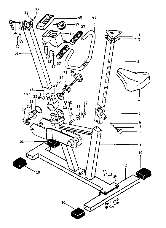 MCA Sports 7000 main frame diagram