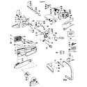 Craftsman 358355160 handle/chain and guide bar  assembly diagram