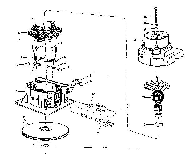 Craftsman 113179850 motor - 73364 diagram