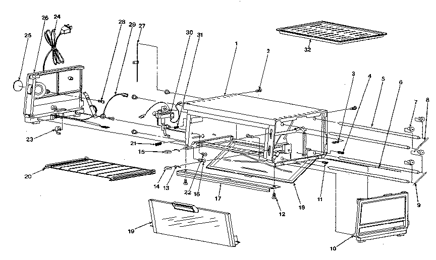 Kenmore 360482100 replacement parts diagram