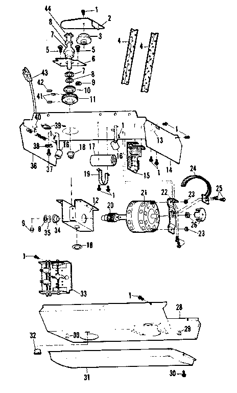 Craftsman 139664056 chassis assembly diagram
