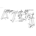 Sears 70172093-0 a-frame assembly diagram