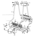 Sears 70172093-0 lawnswing assembly no. 7202 diagram