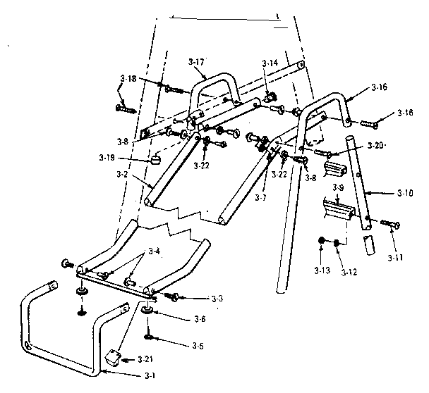 Sears 70172093-0 slide assembly diagram