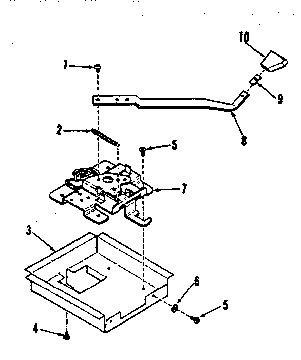 Kenmore 9114698612 door lock section diagram