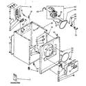 Kenmore 11087850800 cabinet parts diagram