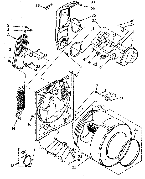 Kenmore 11086864600 bulkhead parts diagram