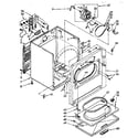 Kenmore 11086872300 cabinet parts diagram