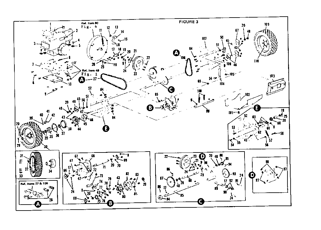 Craftsman 53621900 base assembly diagram