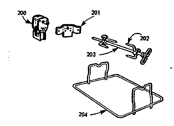 Kenmore 1037964400 optional equipment diagram