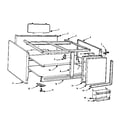 Kenmore 1037964400 39" base cabinet diagram
