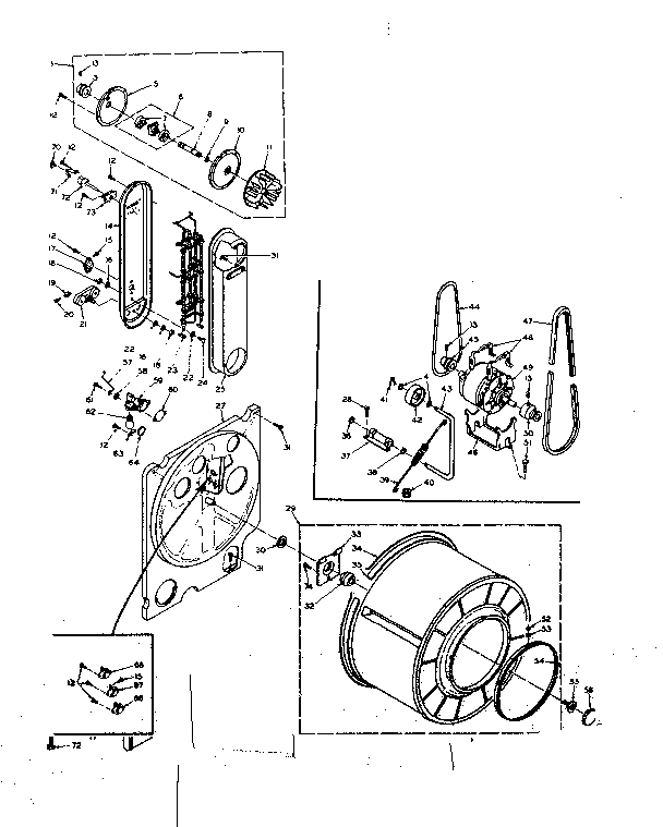 Kenmore 1106208803 bulkhead assembly diagram