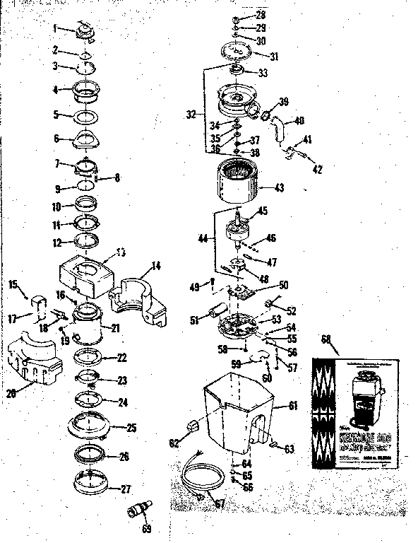 Kenmore 17565380 replacement parts diagram
